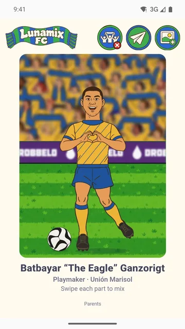 FC in-app screenshot